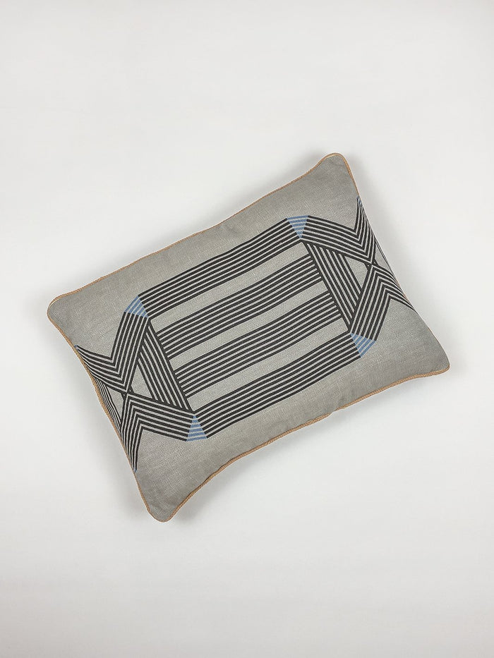 'Roman Holiday Key' Lumbar Pillow by Barbie™ - Sky
