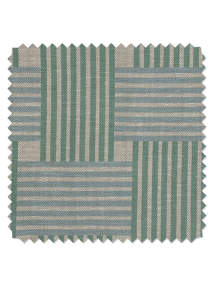 'Roman Holiday Woven' Fabric by Barbie™ - Caribbean Blue