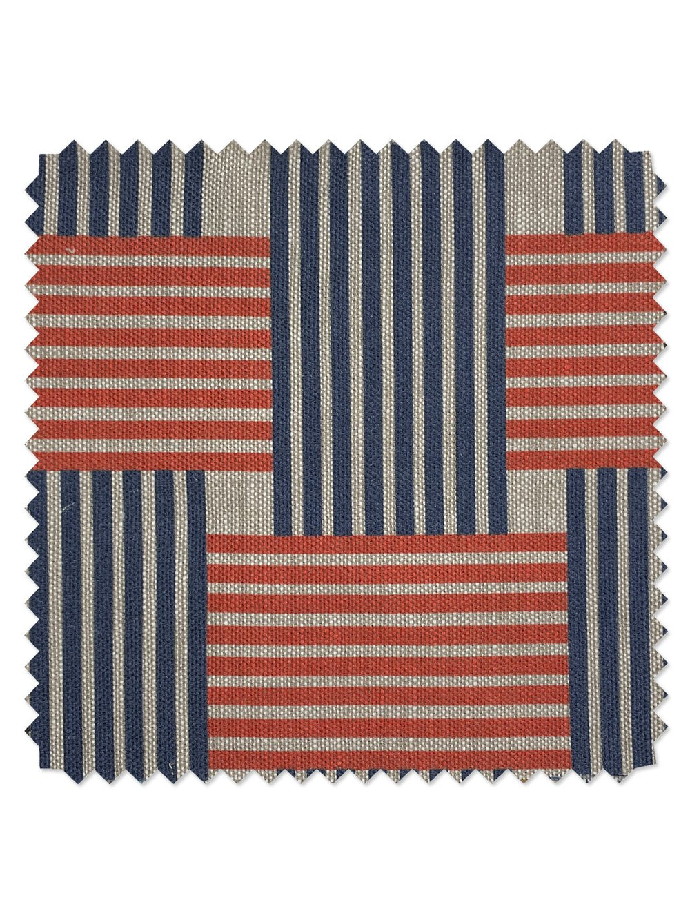fabric by the yard roman holiday woven navy red