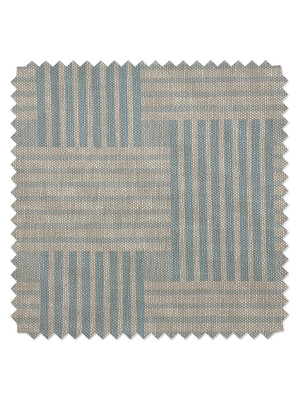 fabric by the yard roman holiday woven pale blue on flax linen