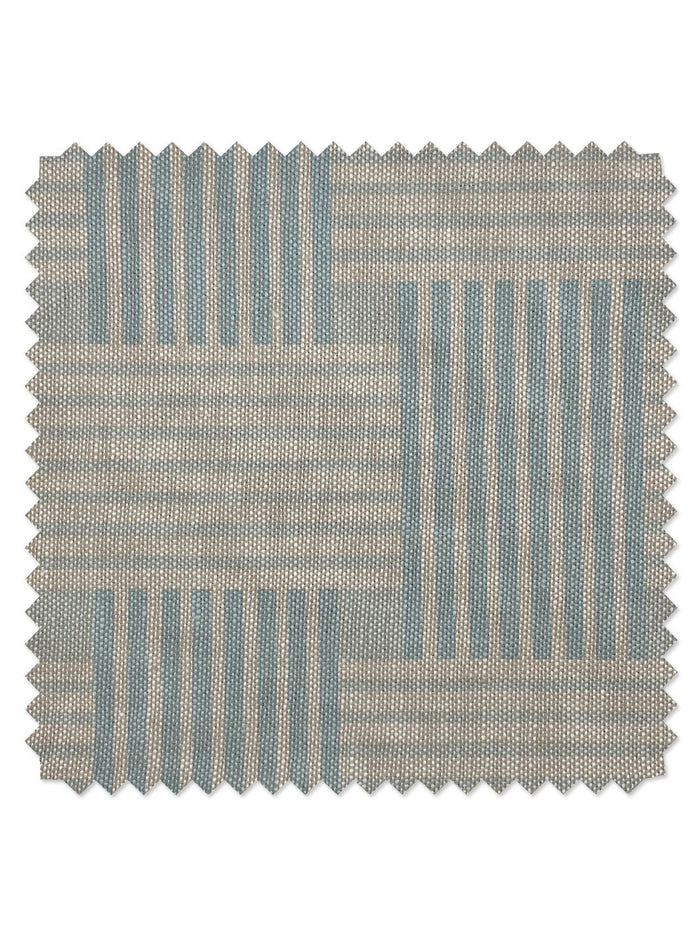 'Roman Holiday Woven' Flax Linen Fabric by Barbie™ - Pale Blue