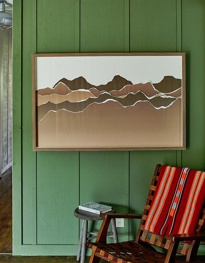 Artshoppe Rough Edge Mountains by Nathan Turner - Framed Wall Art | Art by Wallshoppe