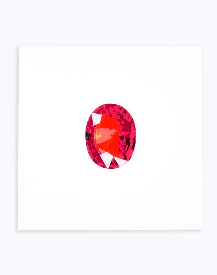 Artshoppe Ruby on Acrylic by Nathan Turner
