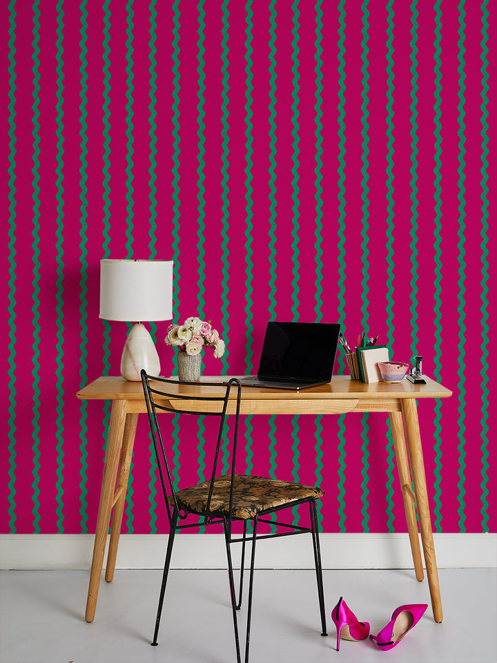 ric-rac-stripe-wallpaper-by-sarah-jessica-parker-raspberry-emerald
