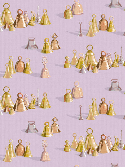 all the bells wallpaper by sarah jessica parker lavender