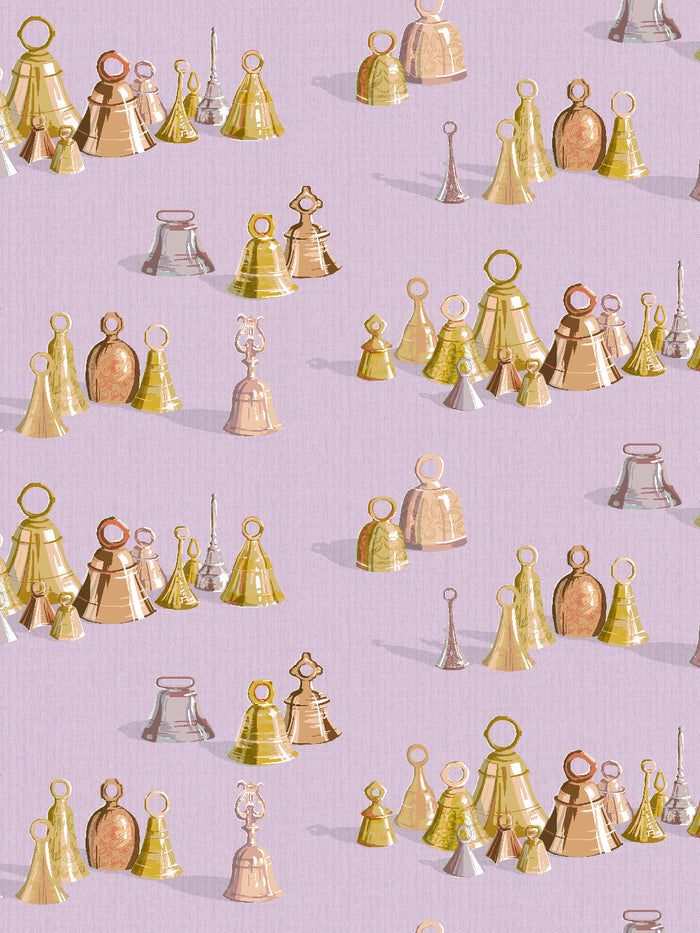 'All The Bells' Wallpaper by Sarah Jessica Parker - Lavender