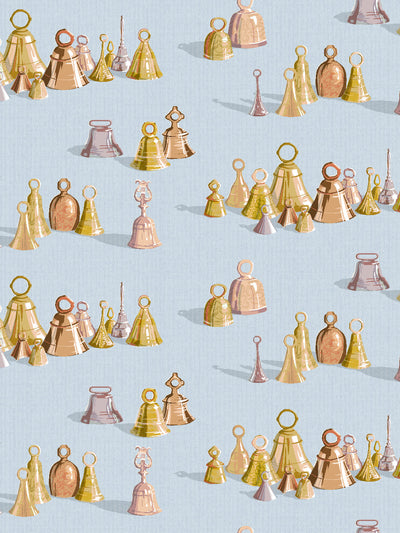 all the bells wallpaper by sarah jessica parker misty blue