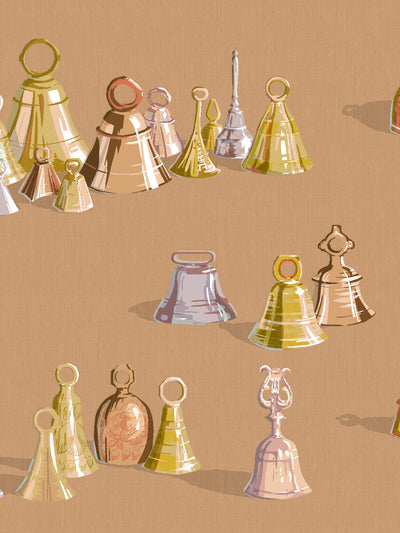 all the bells wallpaper by sarah jessica parker pecan