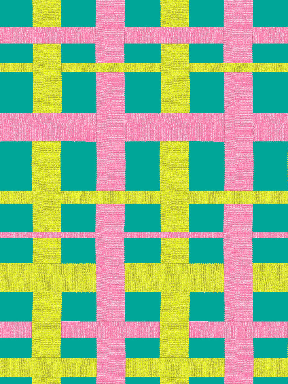 crosstown-plaid-wallpaper-by-sarah-jessica-parker-citron-on-teal