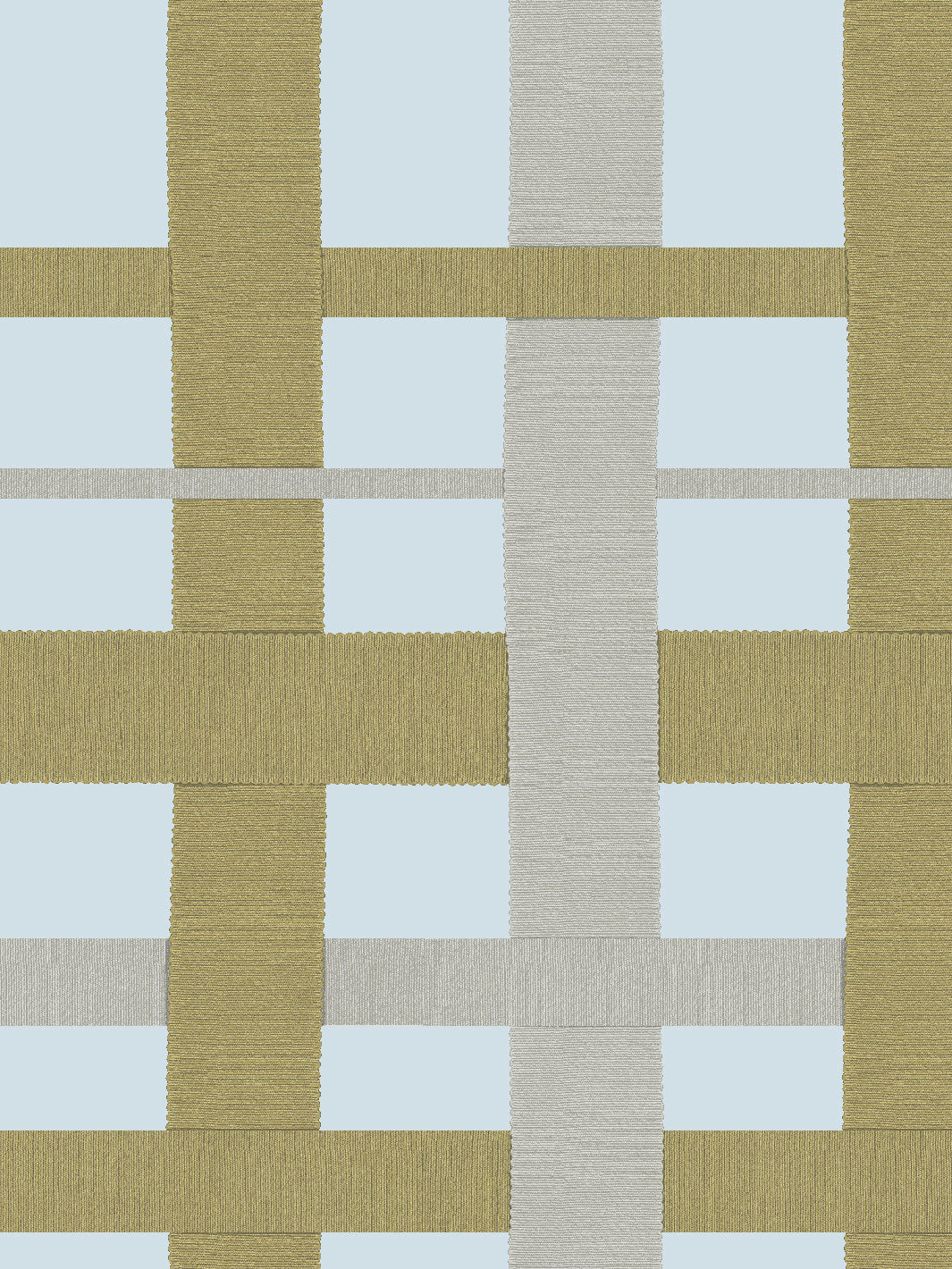 crosstown plaid wallpaper by sarah jessica parker olive on silver