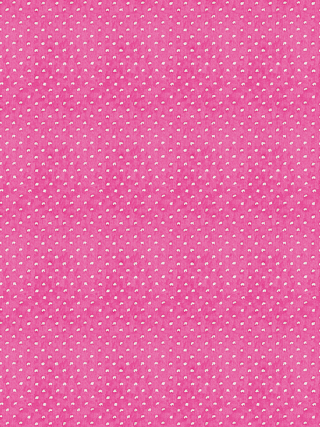 'Dotted Swiss' Wallpaper by Sarah Jessica Parker - Raspberry