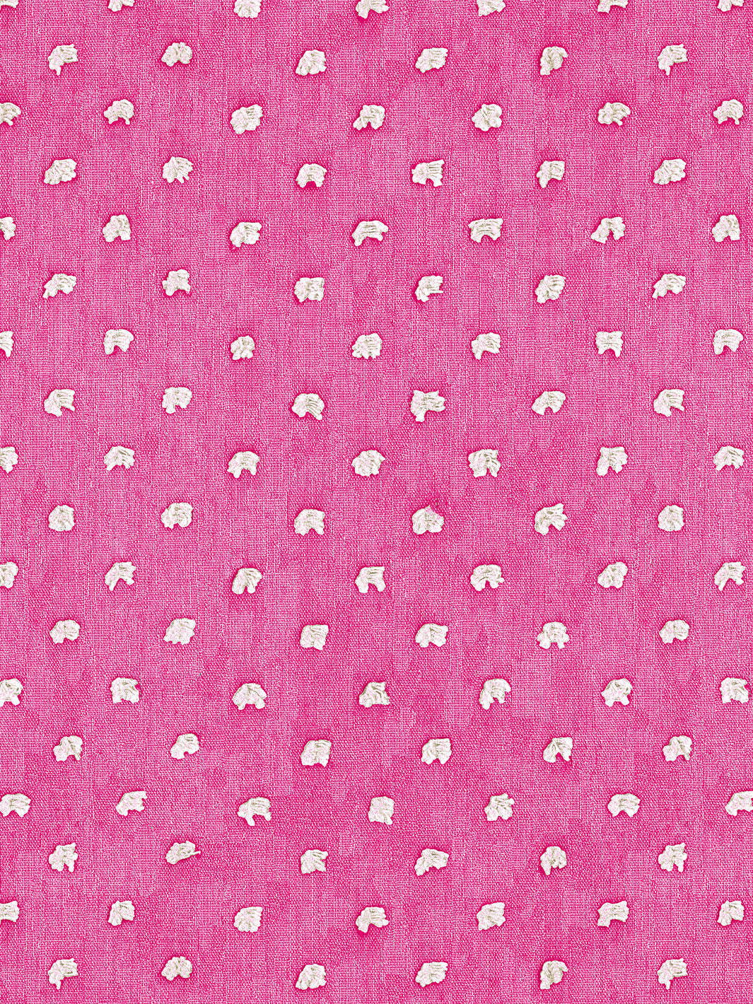 'Dotted Swiss' Wallpaper by Sarah Jessica Parker - Raspberry