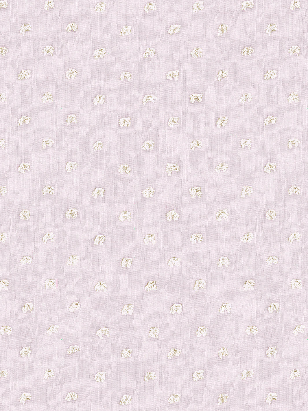 'Dotted Swiss' Wallpaper by Sarah Jessica Parker - Heliotrope