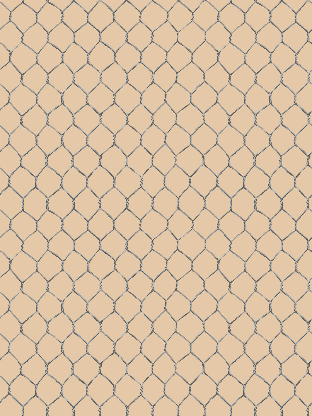 evelyns chicken wire wallpaper by sarah jessica parker metal on driftwood