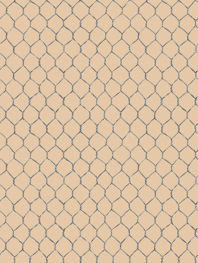 evelyns chicken wire wallpaper by sarah jessica parker metal on driftwood
