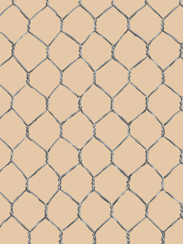 evelyns-chicken-wire-wallpaper-by-sarah-jessica-parker-metal-on-driftwood