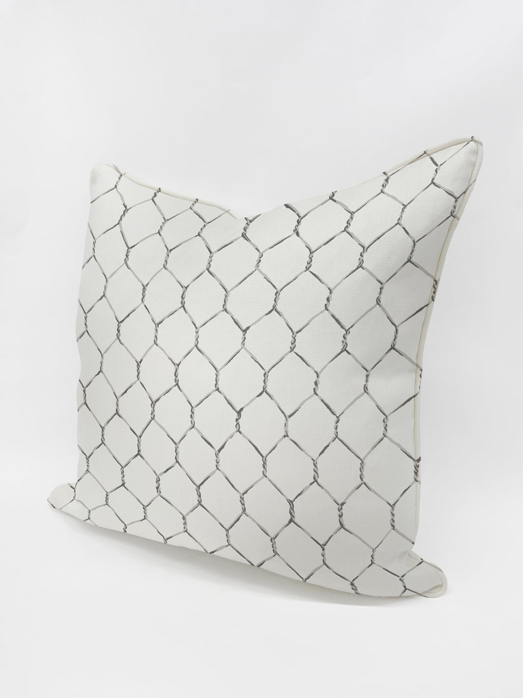 'Evelyn's Chicken Wire' Pillow by Sarah Jessica Parker - Metal on Linen