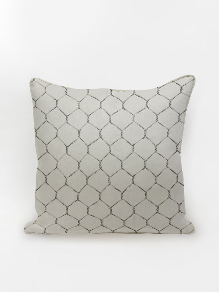 evelyns chicken wire pillow by sarah jessica parker metal linen