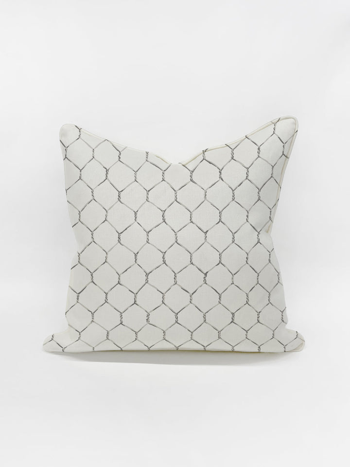 evelyns chicken wire pillow by sarah jessica parker metal linen