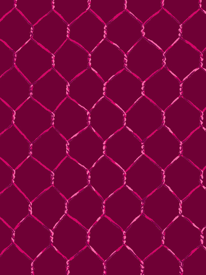evelyns-chicken-wire-wallpaper-by-sarah-jessica-parker-raspberry-on-claret