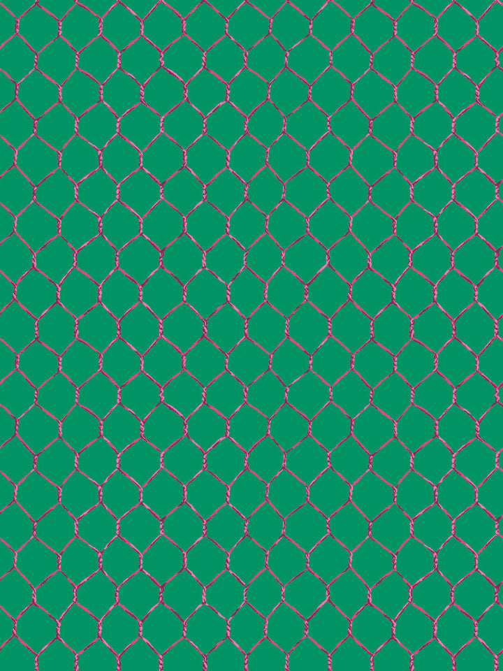 evelyns-chicken-wire-wallpaper-by-sarah-jessica-parker-raspberry-on-emerald