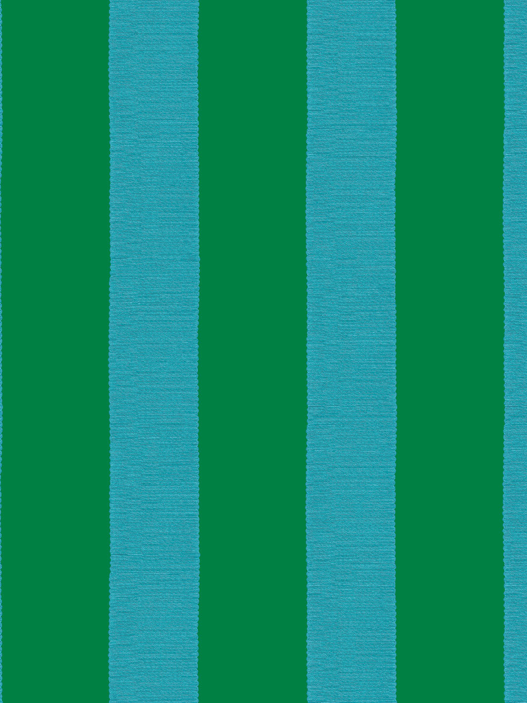 'Grosgrain Stripe' Wallpaper by Sarah Jessica Parker - Emerald Peacock