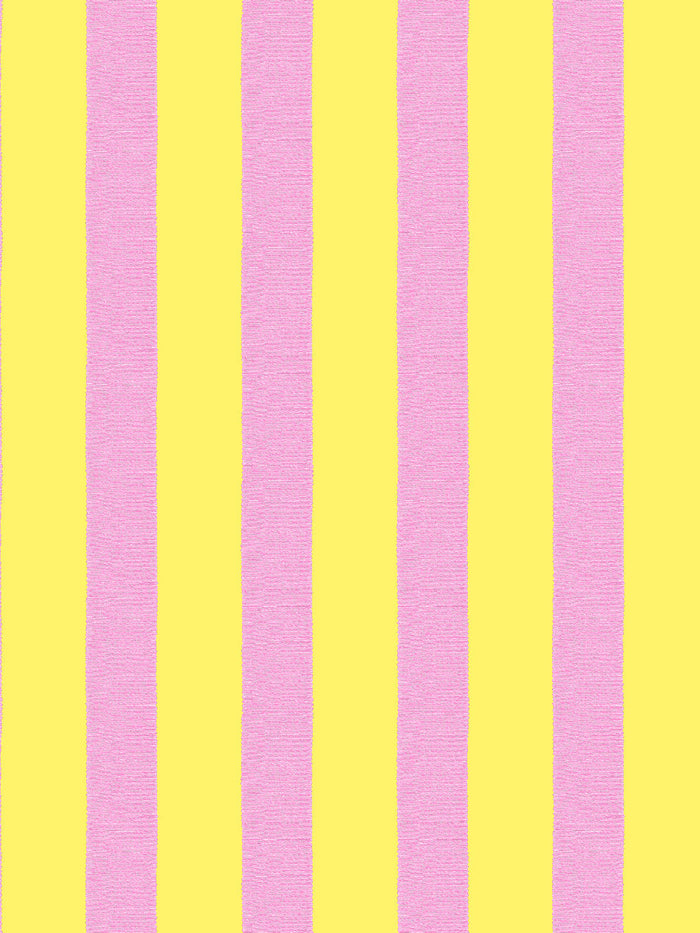 'Grosgrain Stripe' Wallpaper by Sarah Jessica Parker - Lemon Drop Rosé