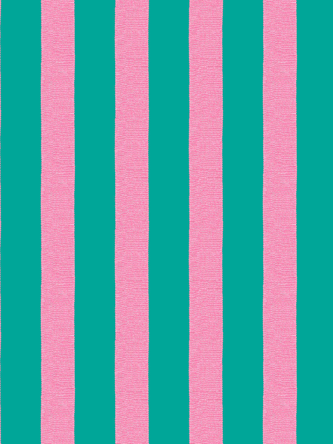 'Grosgrain Stripe' Wallpaper by Sarah Jessica Parker - Teal Blush