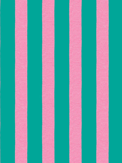 grosgrain stripe wallpaper by sarah jessica parker teal blush