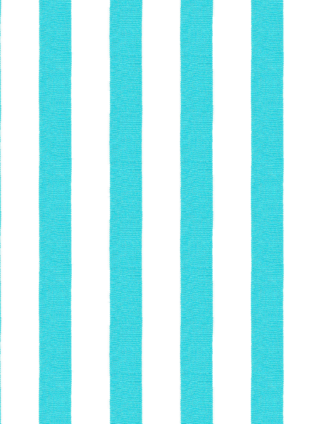 'Grosgrain Stripe on White' Wallpaper by Sarah Jessica Parker - Capri Blue