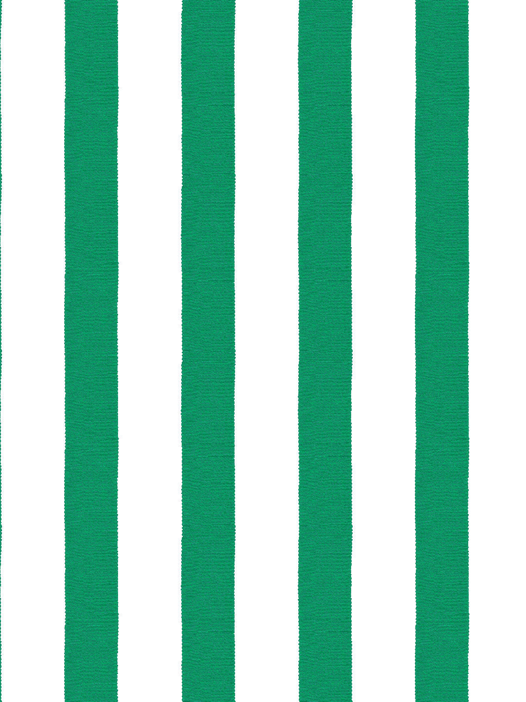 'Grosgrain Stripe on White' Wallpaper by Sarah Jessica Parker - Emerald