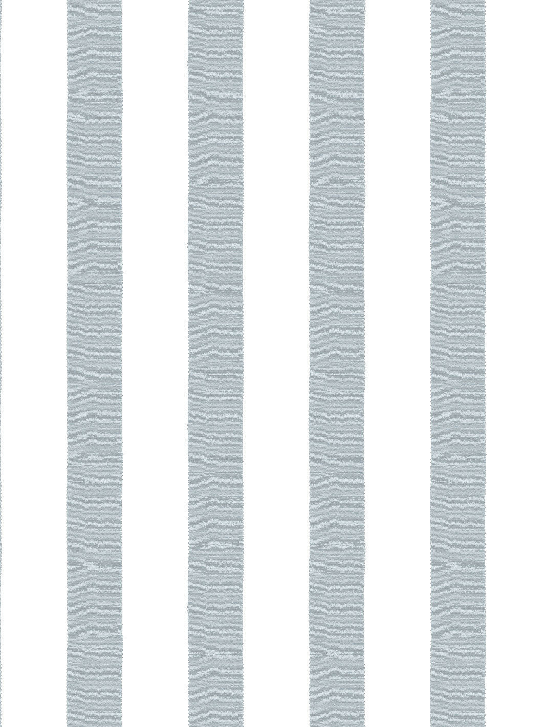 'Grosgrain Stripe on White' Wallpaper by Sarah Jessica Parker - Metal