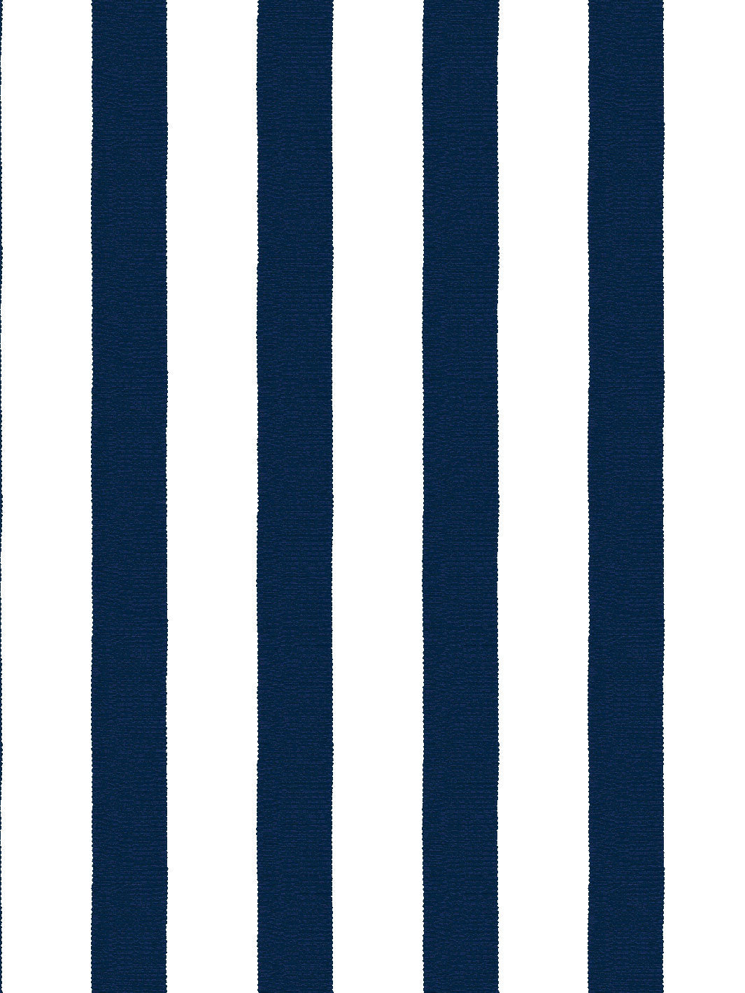 'Grosgrain Stripe on White' Wallpaper by Sarah Jessica Parker - Navy