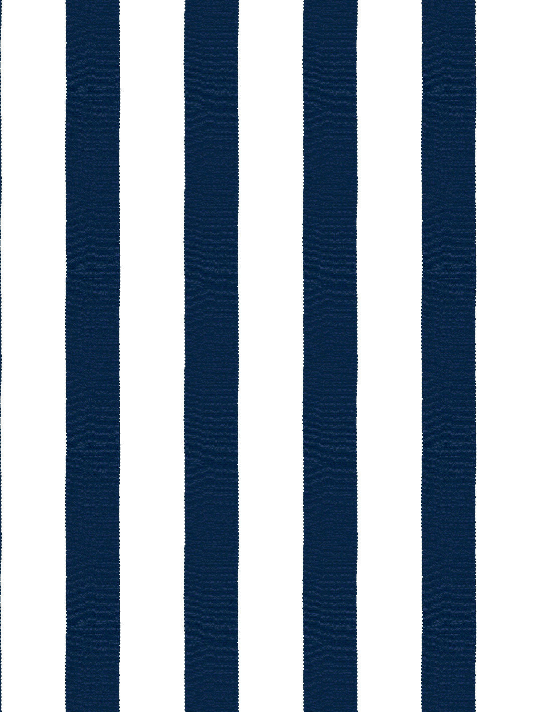 'Grosgrain Stripe on White' Wallpaper by Sarah Jessica Parker - Navy