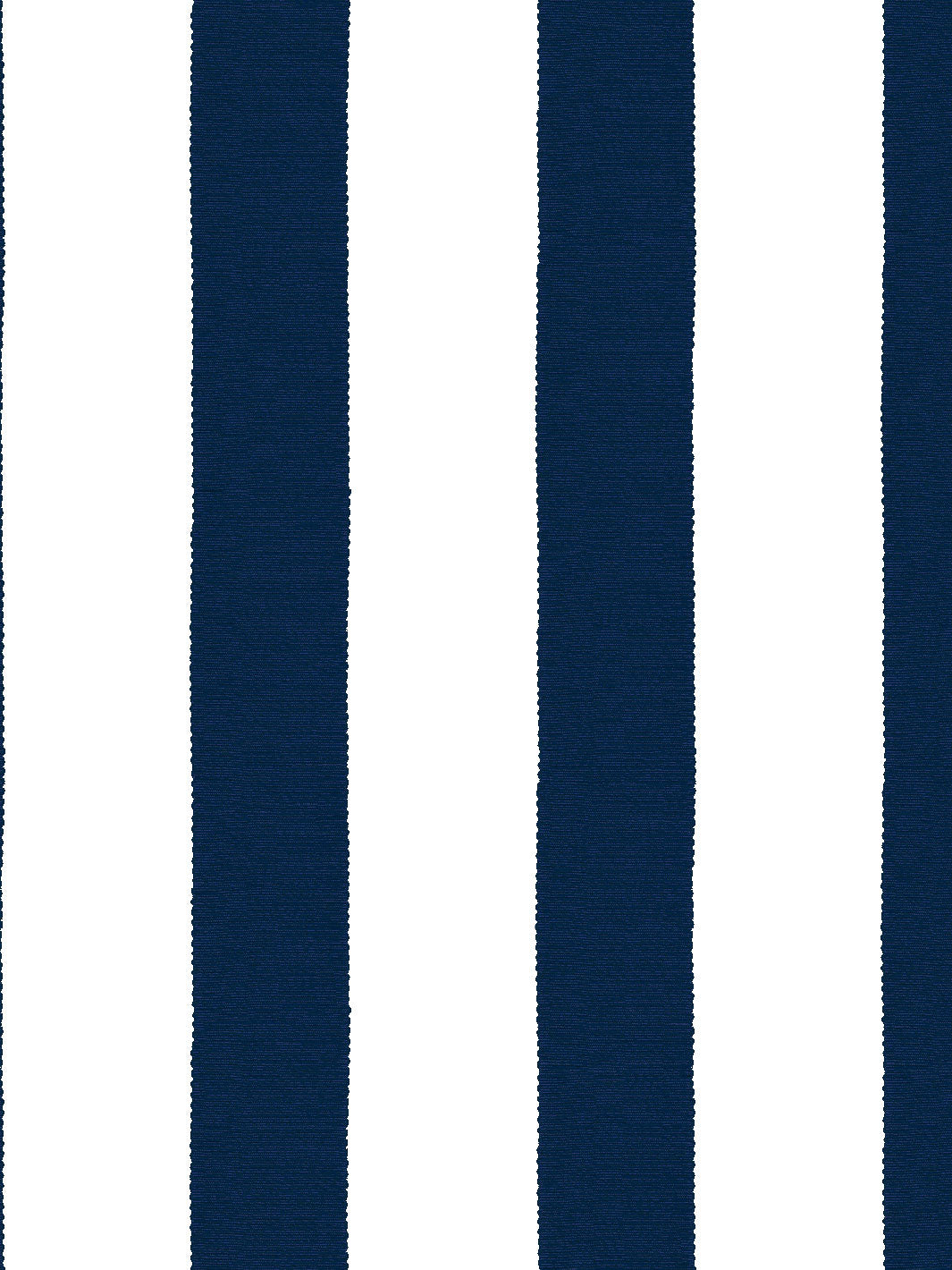 'Grosgrain Stripe on White' Wallpaper by Sarah Jessica Parker - Navy