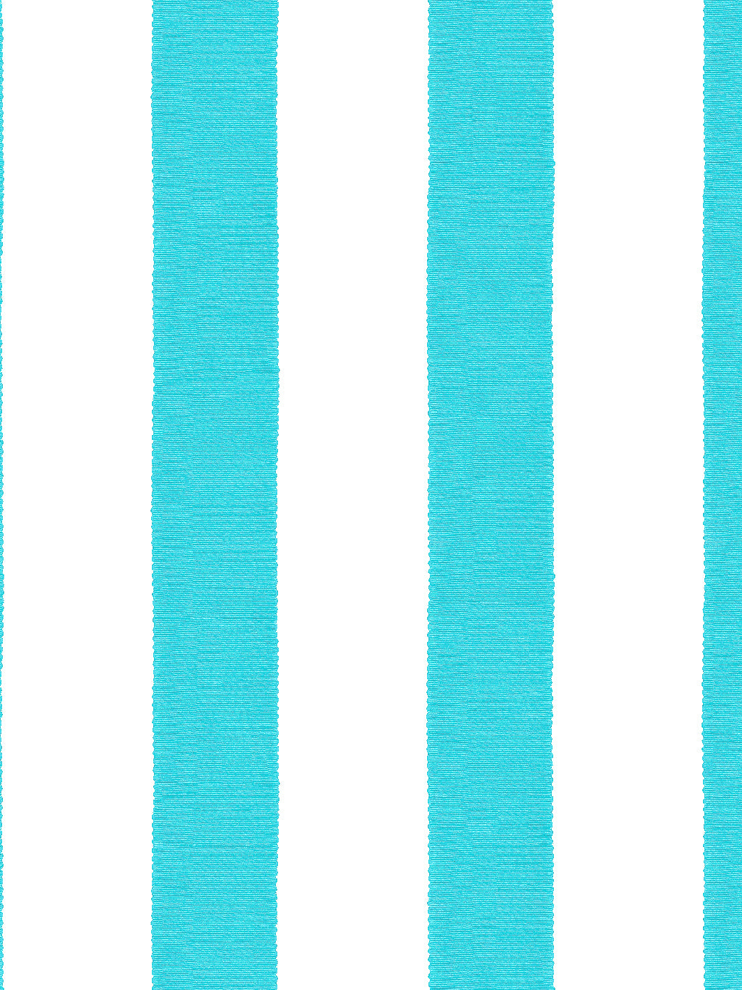 'Grosgrain Stripe on White' Wallpaper by Sarah Jessica Parker - Capri Blue