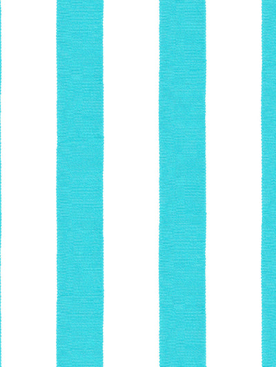 grosgrain stripe on white wallpaper by sarah jessica parker capri blue