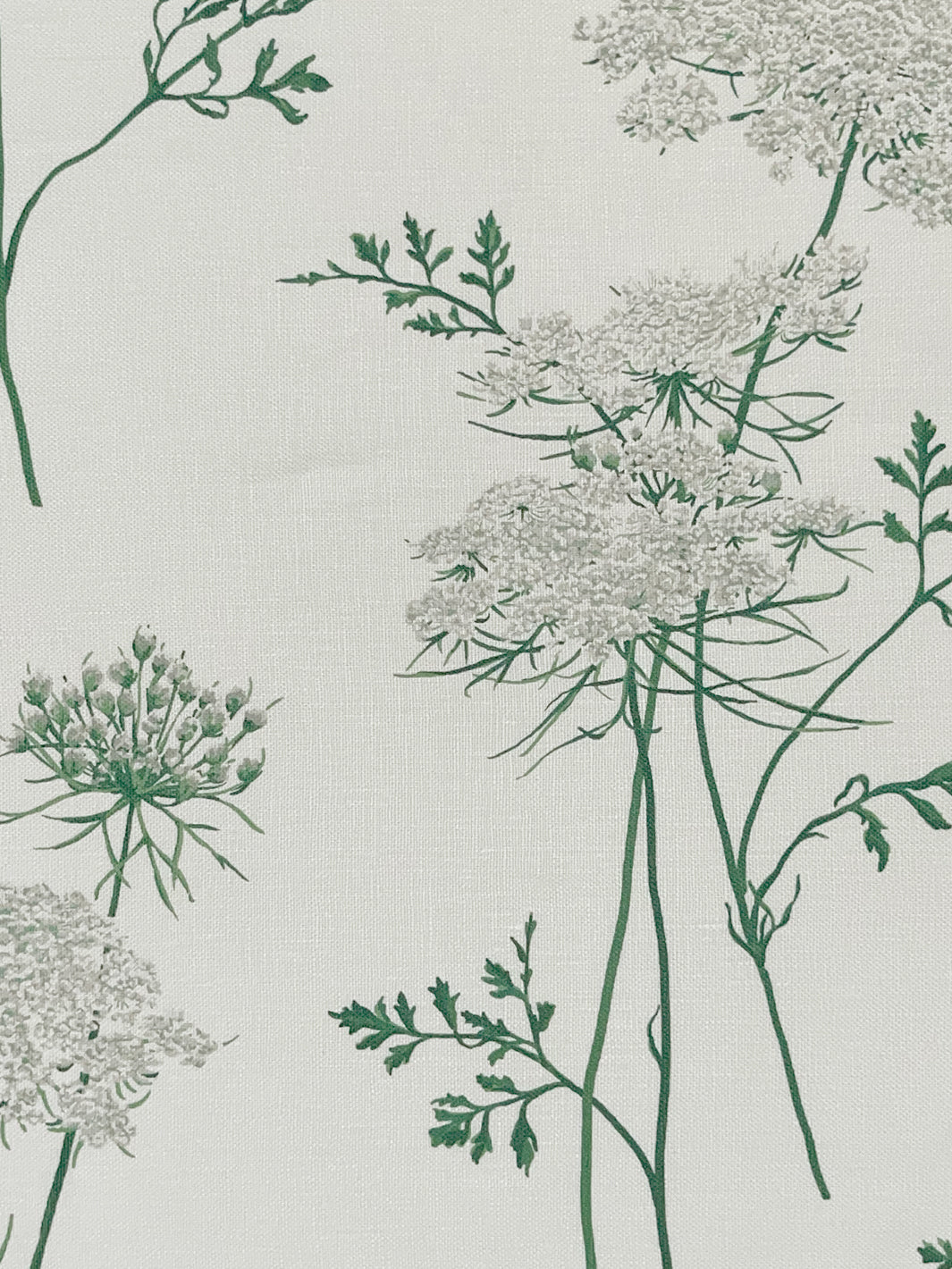 queens lace linen fabric by sarah jessica parker neutral