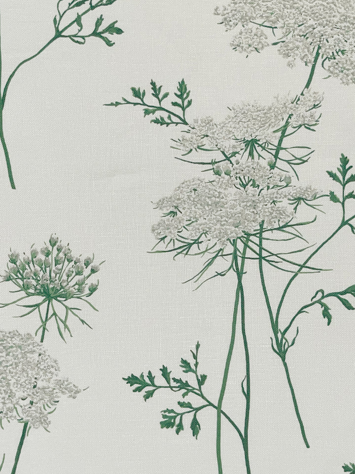 queens lace linen fabric by sarah jessica parker neutral