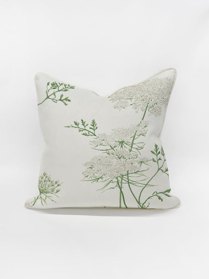 the queens lace pillow by sarah jessica parker silver on linen