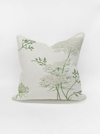 the queens lace pillow by sarah jessica parker silver on linen