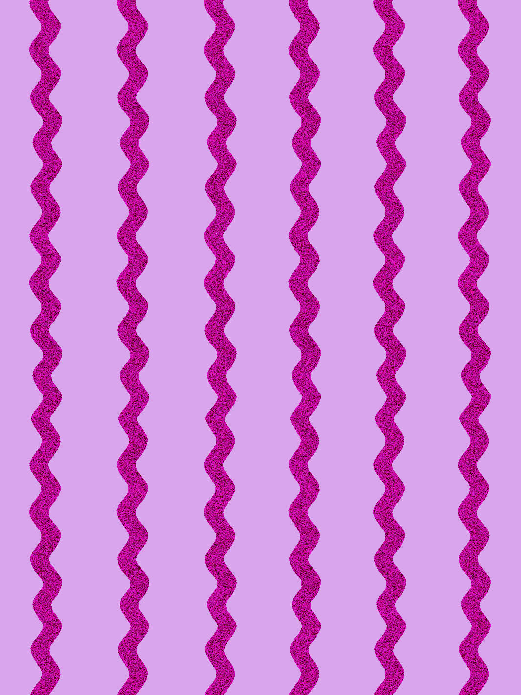 'Ric-Rac Stripe' Wallpaper by Sarah Jessica Parker - Lavender Lilac