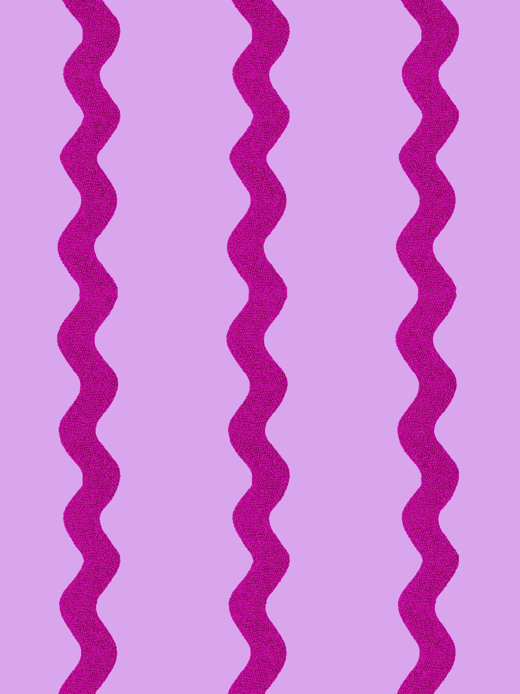 'Ric-Rac Stripe' Wallpaper by Sarah Jessica Parker - Lavender Lilac