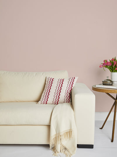 ric rac bands linen fabric by sarah jessica parker pink slipper