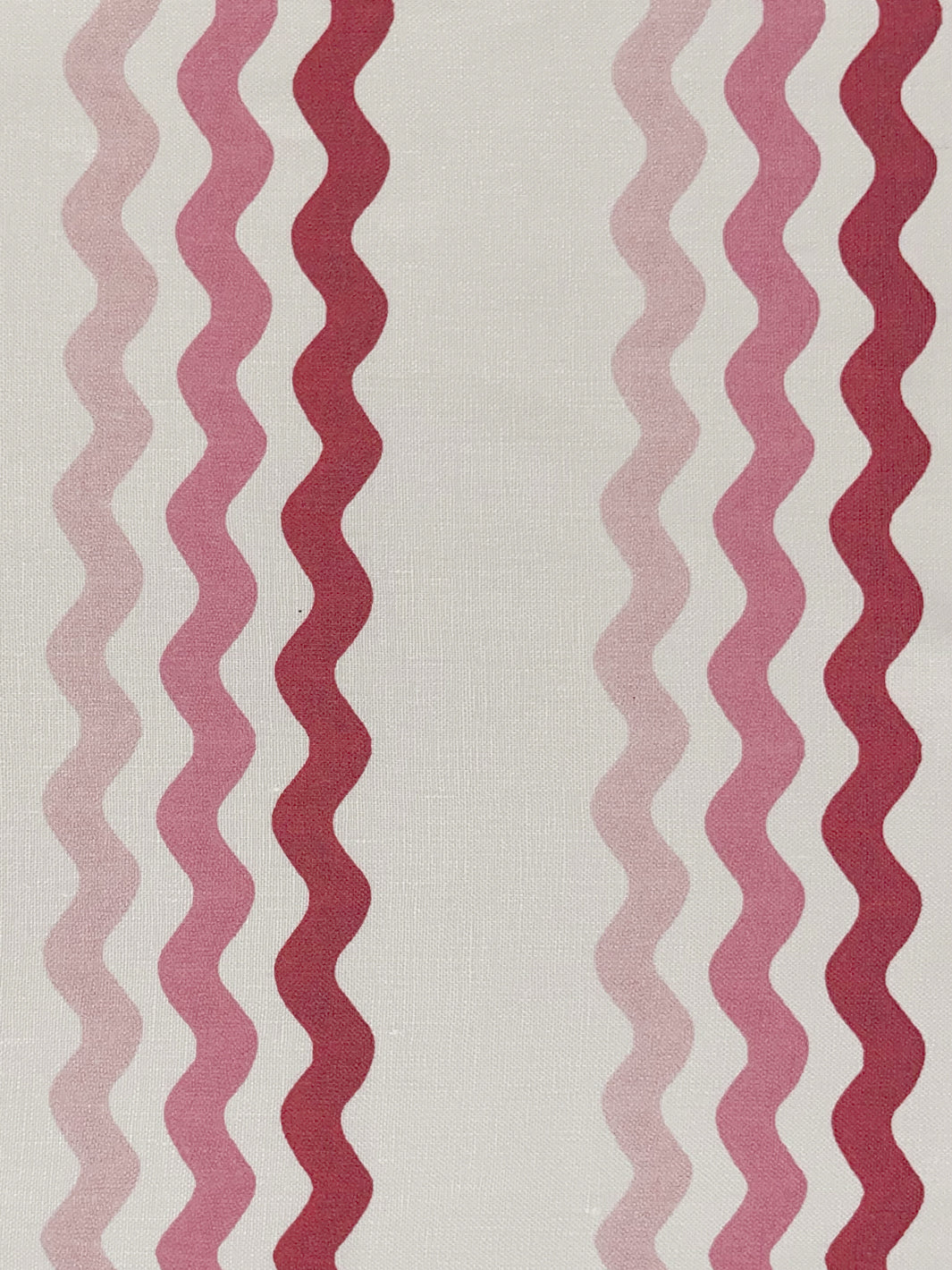 ric rac bands linen fabric by sarah jessica parker pink slipper