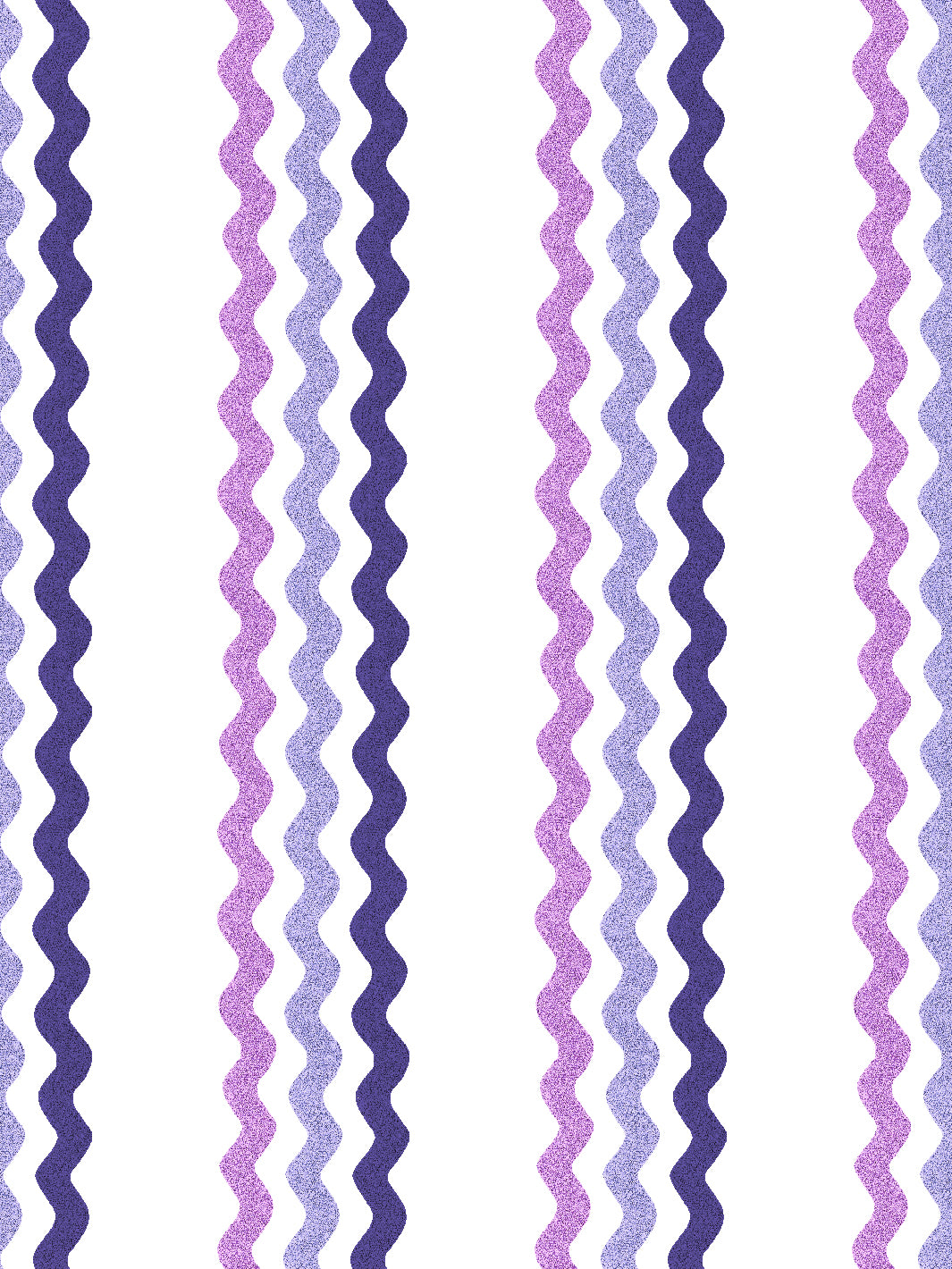 'Ric-Rac Bands' Wallpaper by Sarah Jessica Parker - Lilac Lavender Concord