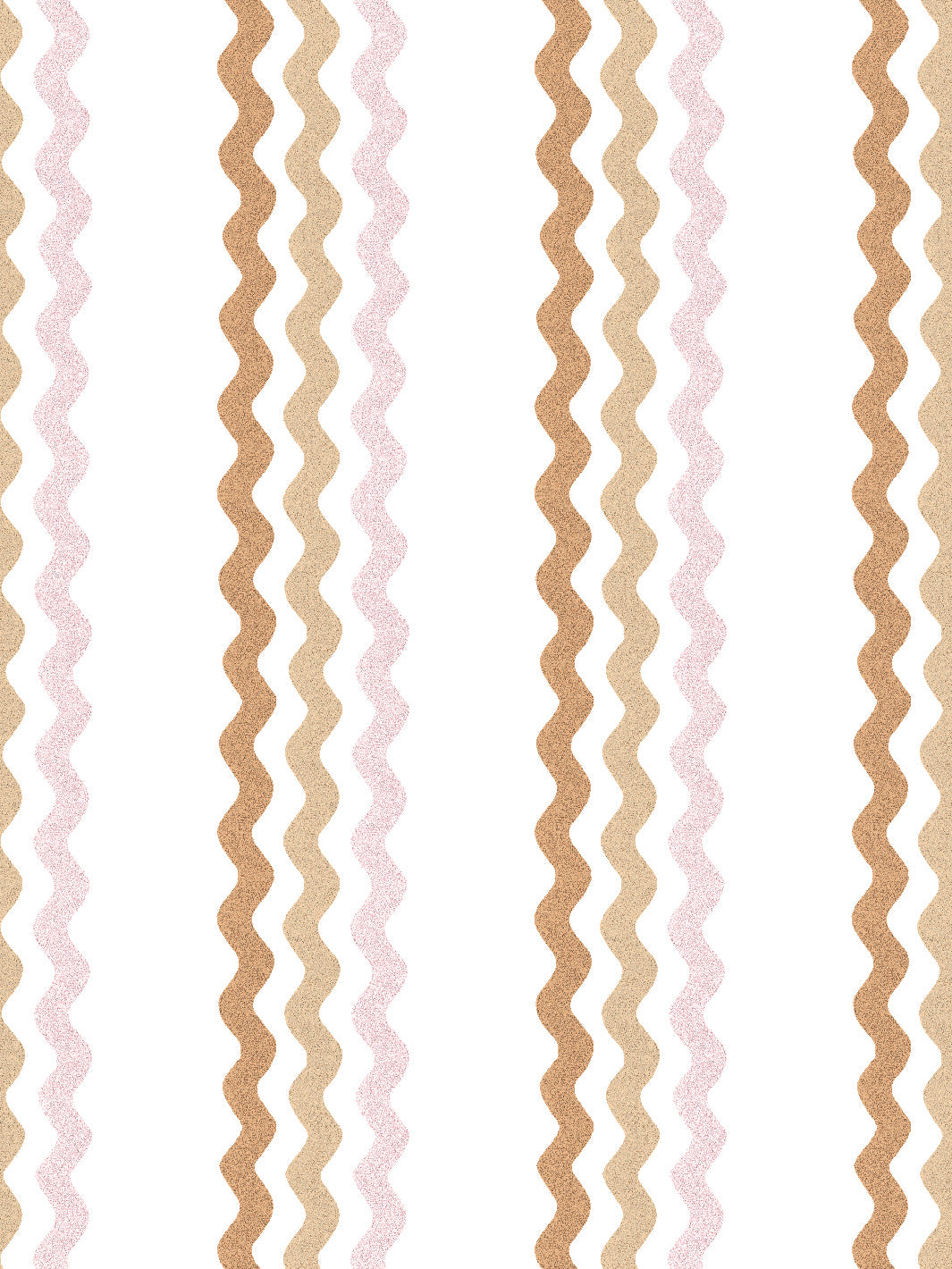ric rac bands wallpaper by sarah jessica parker pecan sable pink