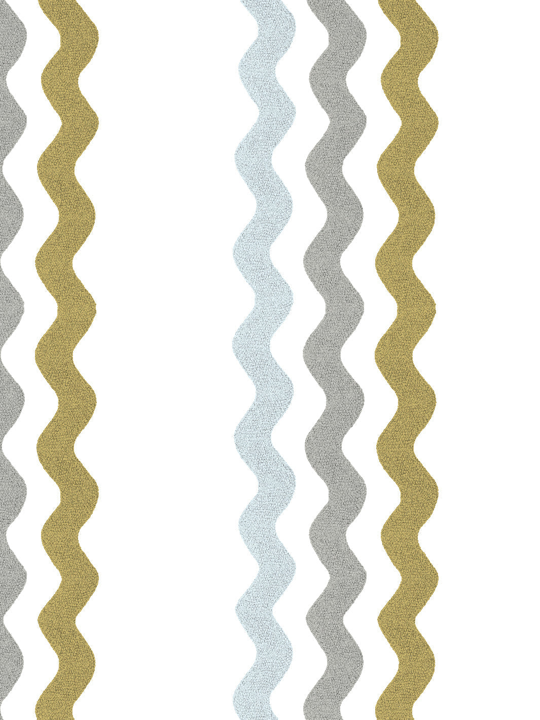 ric rac bands wallpaper by sarah jessica parker silver metal olive