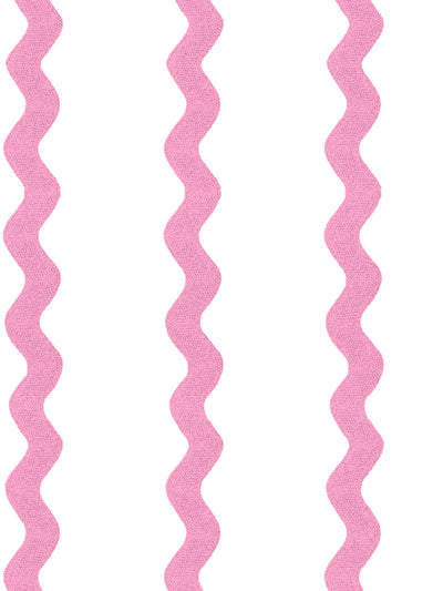 ric rac stripe on white wallpaper by sarah jessica parker blush