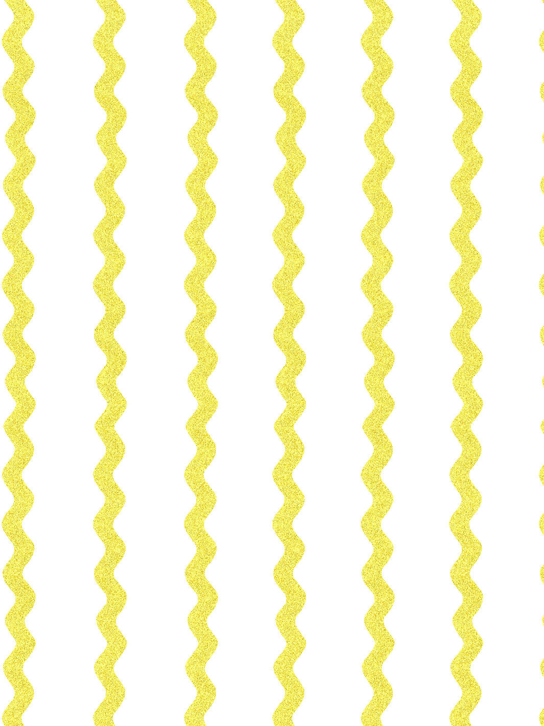 'Ric-Rac Stripe on White' Wallpaper by Sarah Jessica Parker - Lemon Drop